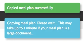 confirmation of meal plan copy